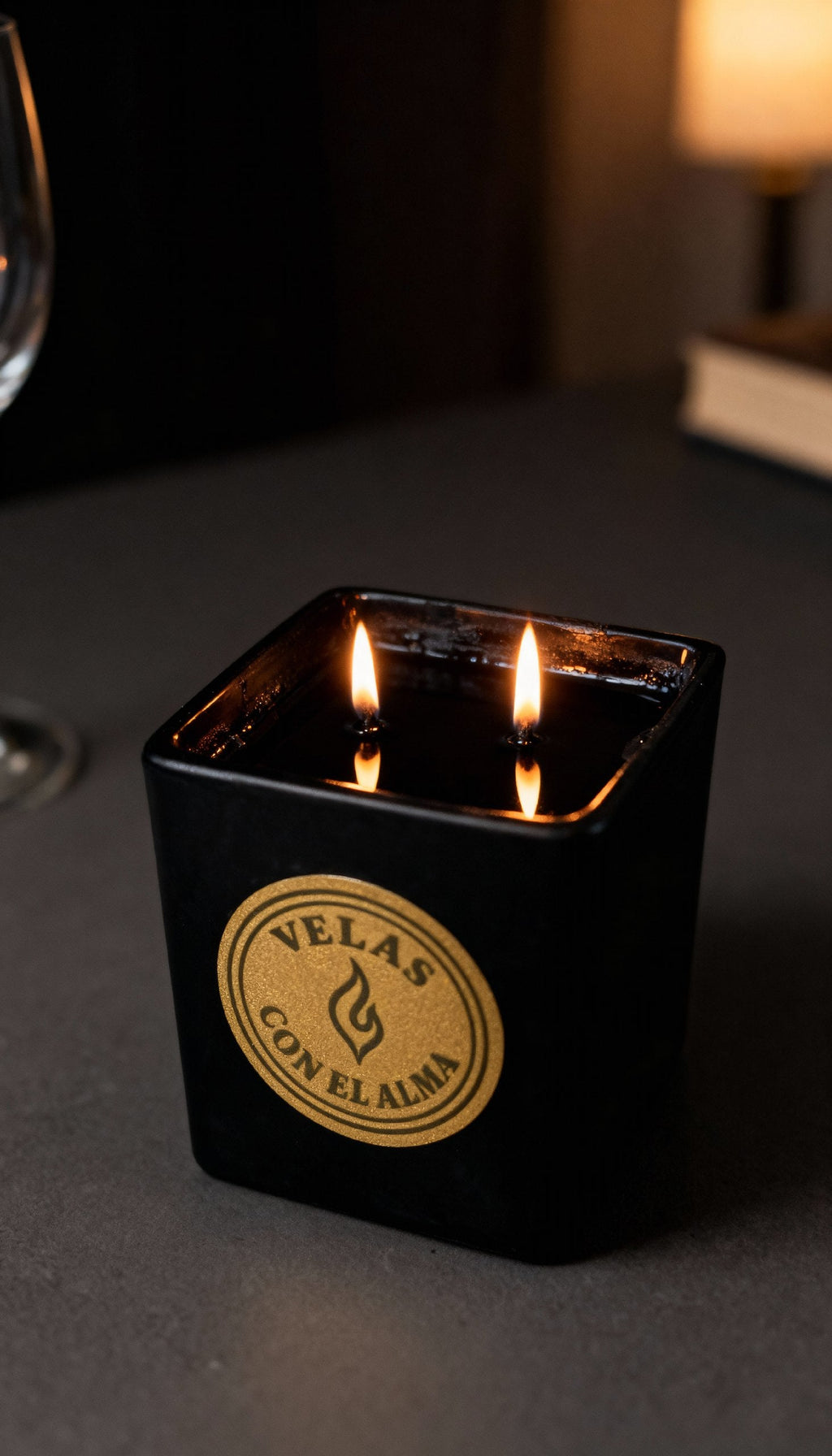 🕯️Vela "Orquídea Negra"-9OZ